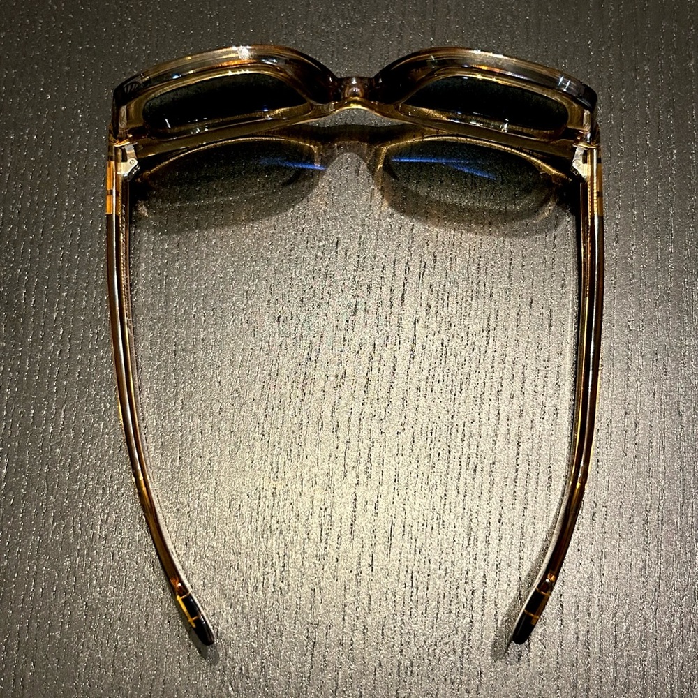 Tom Ford Square Sunglasses TF582 Julia-02 45P Transparent Champagne - Picture 7 of 12